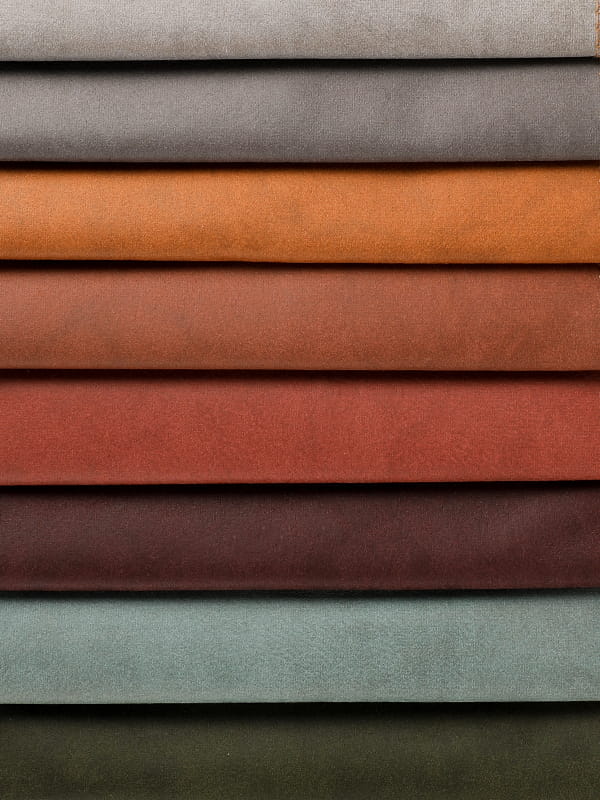 Tecido de teclado de sofá nublado