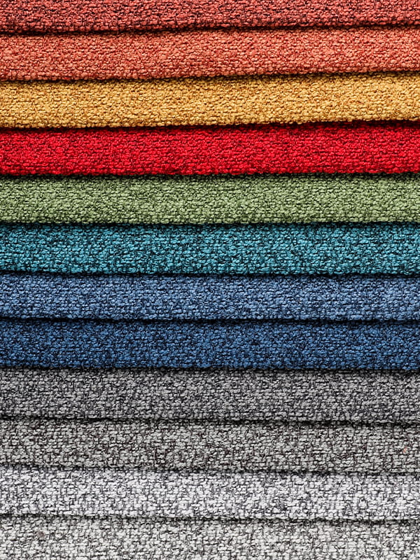 Poliéster de fios de coral e tecidos de linho e tecidos