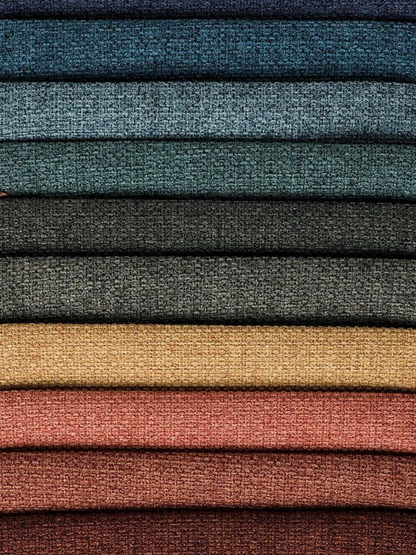 Sofá de linho de poliéster tecido