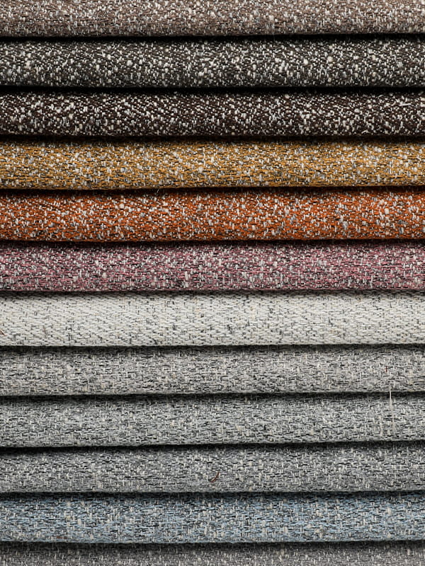 Poliéster e tecido de linho para sofá