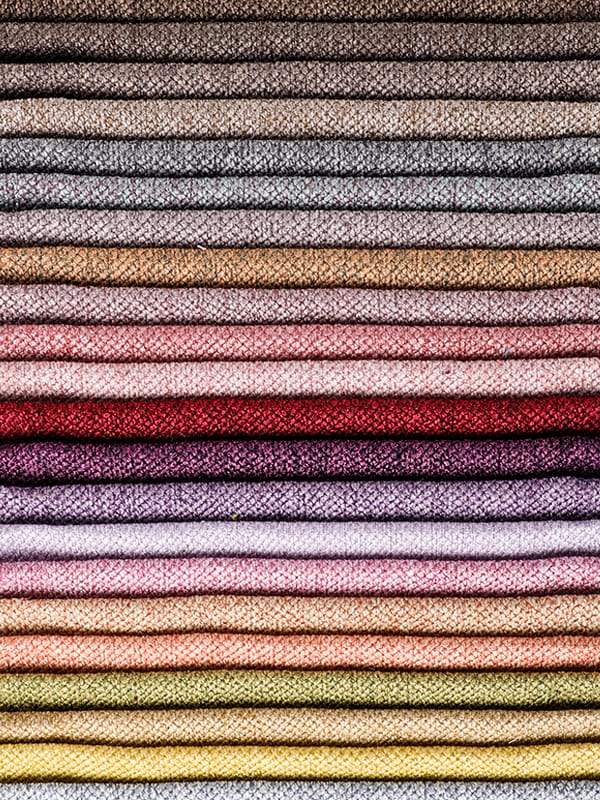 Poliéster e tecido de linho para sofá