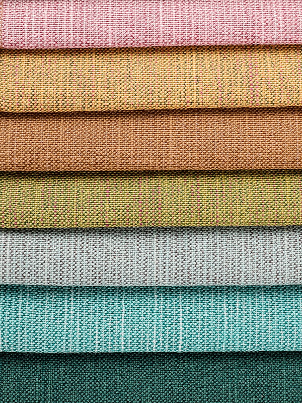 Poliéster e tecido de linho para sofá